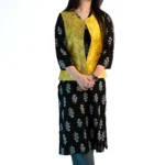 Women’s Festive Brocade Sadri – Mustard Gold