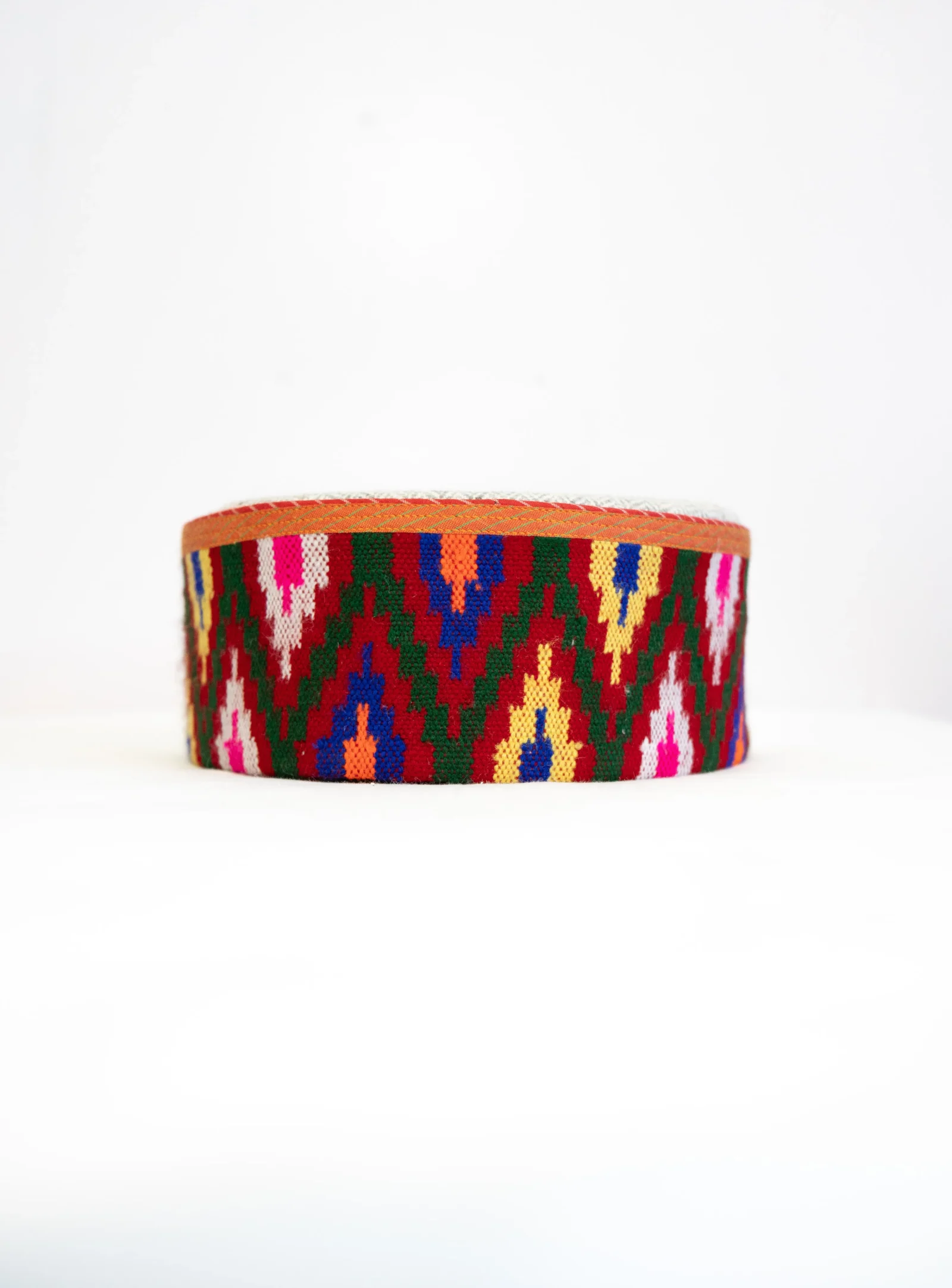 Kullu Zig-Zag Cap – Multicolor Pattern