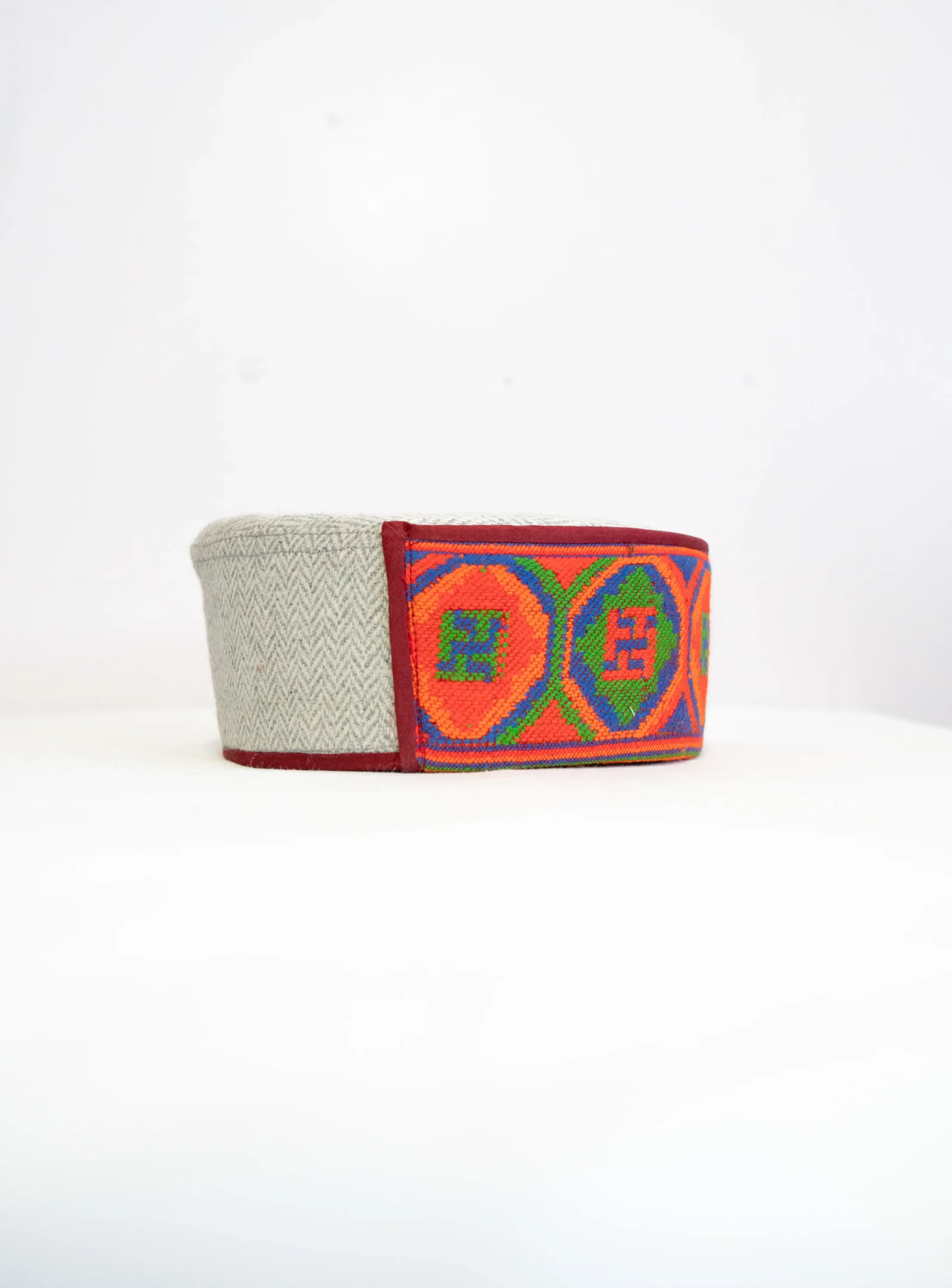 Kullu Himachali Cap – Geometric Weave