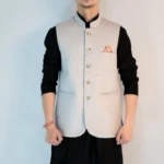 Men's Classic Pahadi Sadri – Ivory Cream