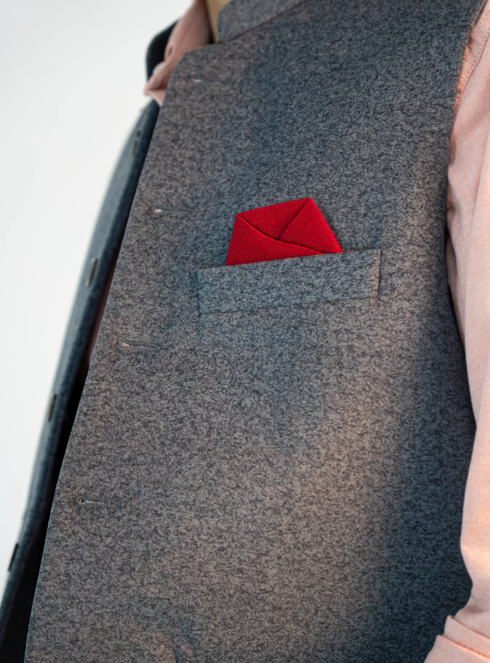 Men’s Elegant Sadri – Frost Blue Martin Fabric