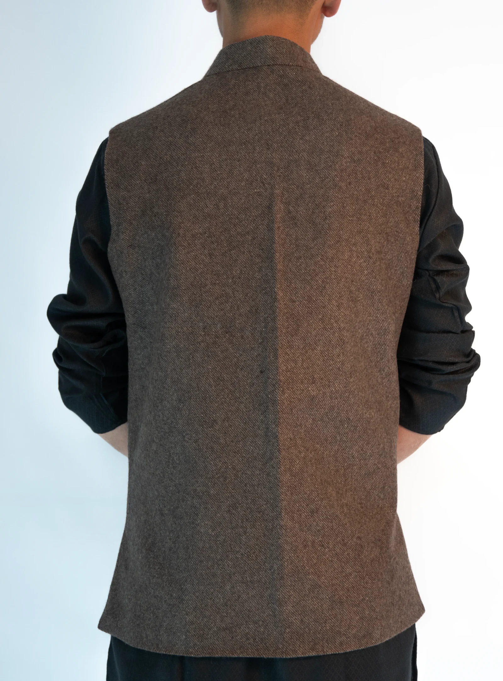 Men's Heritage Himachali Sadri – Walnut Brown