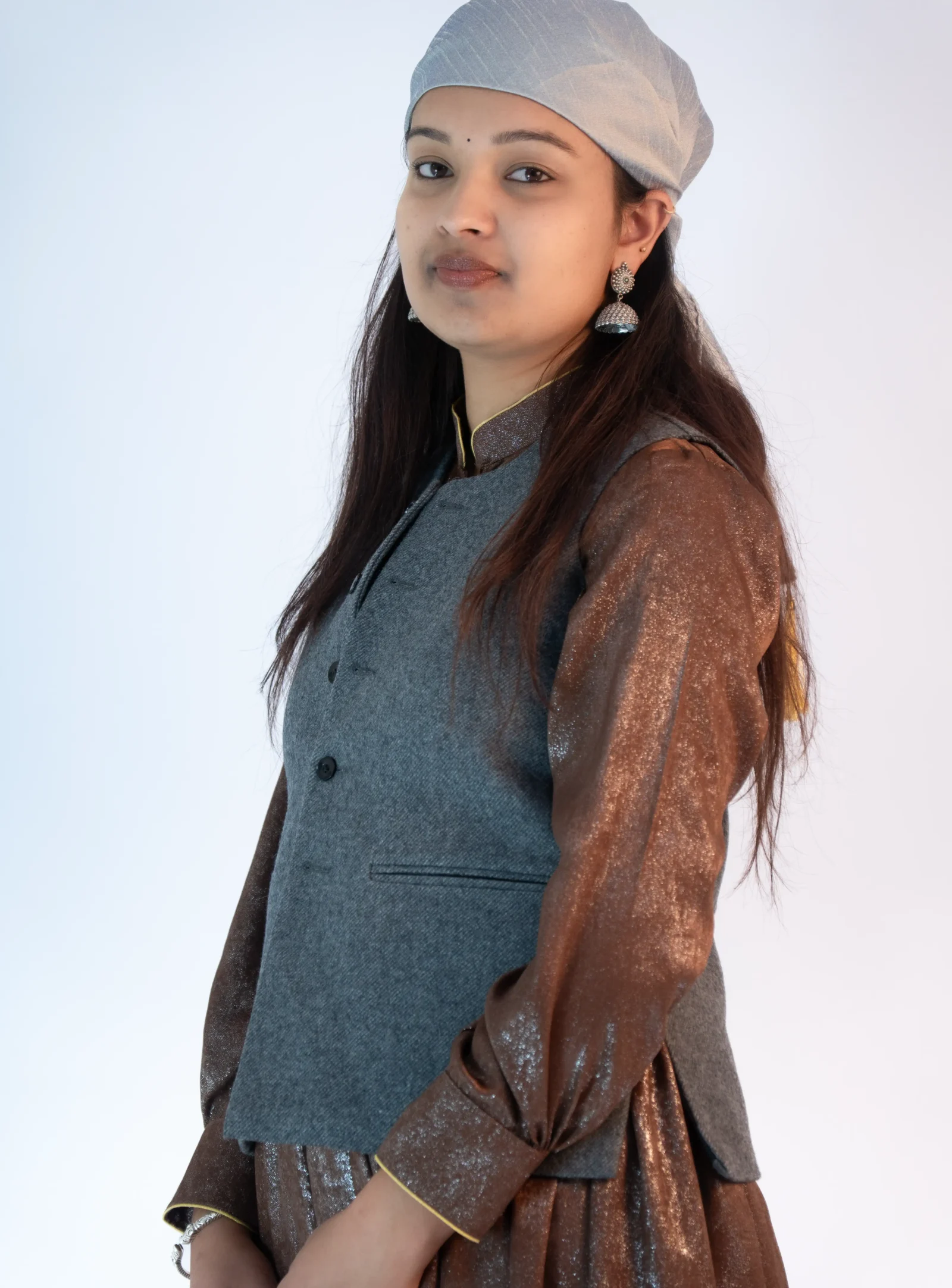 Women’s Tweed Himachali Sadri