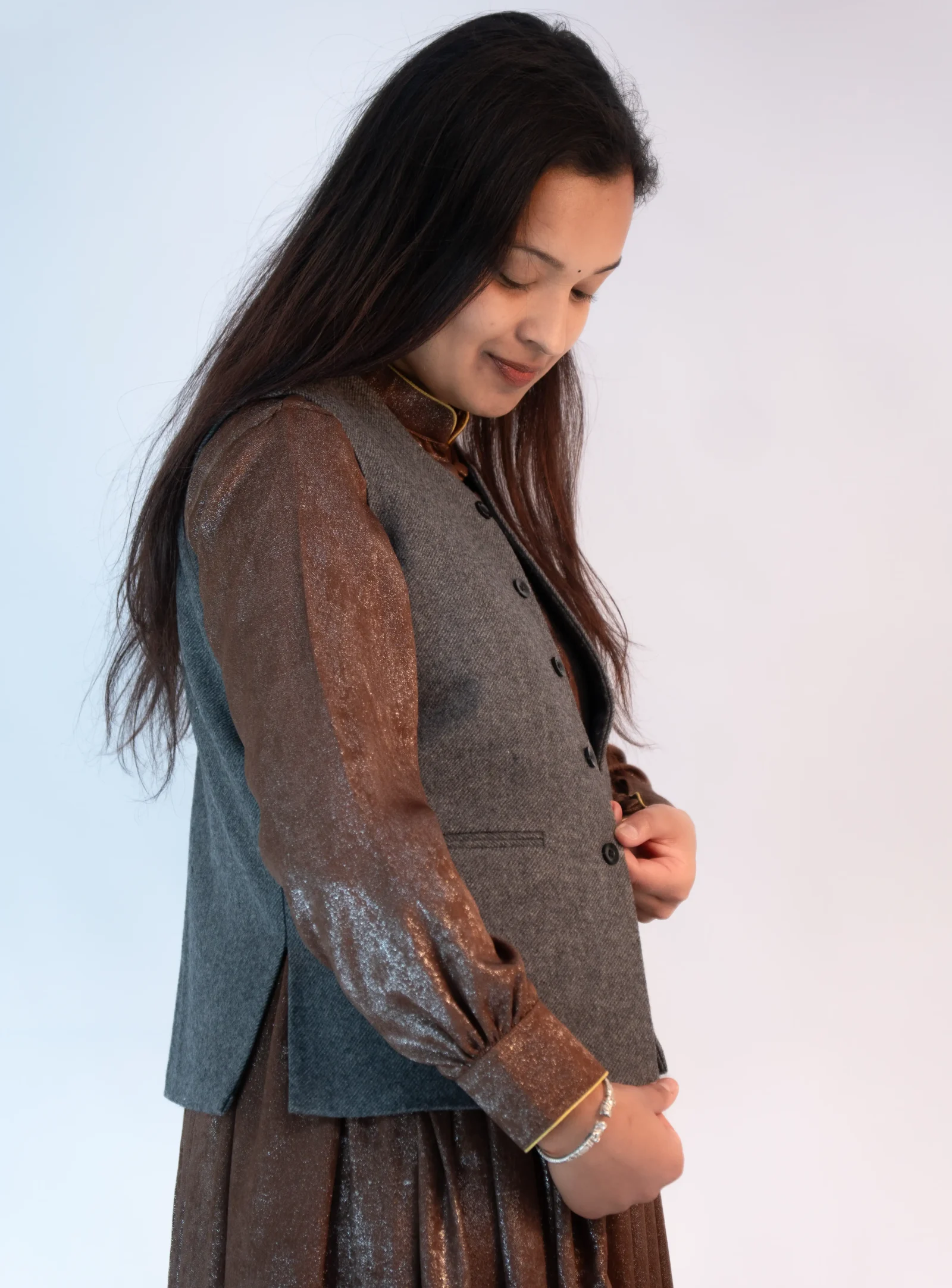 Women’s Tweed Himachali Sadri