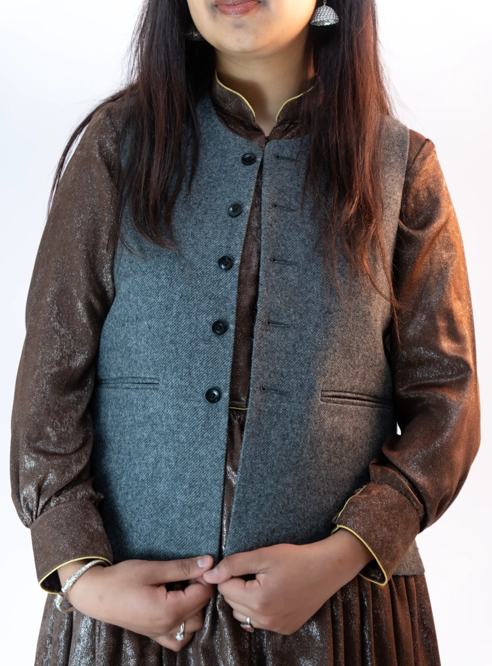 Women’s Tweed Himachali Sadri